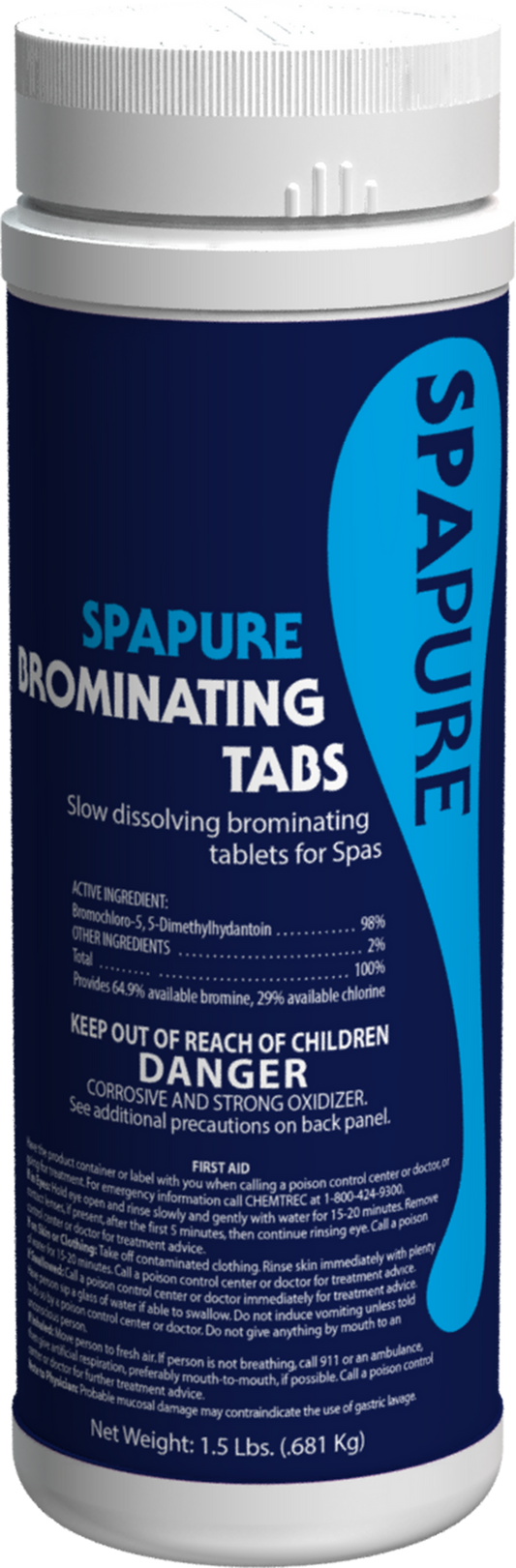 SpaPure Brominating Tabs 1.5lb C002510-CS20B1