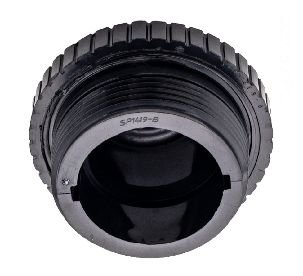Hayward Black Hydrosweep Directional Flow Inlet Fitting, 1.5 MIP 3/4" Opening SP1419DBLK
