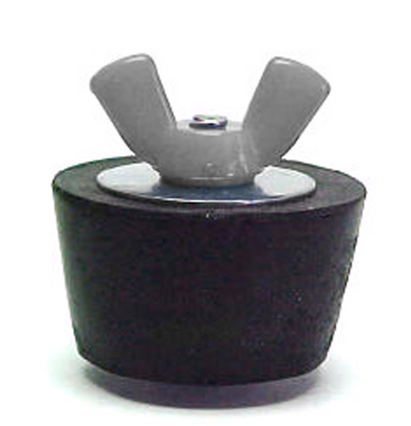 #11 Winter Plug 2" Pipe Colored Wingnut, Gray SP211CC