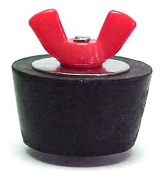 #9 Winter Plug 1.25" Fitting 1.5" Pipe Color Coded Wingnut, Red SP209CC