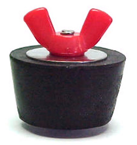 #9 Winter Plug 1.25" Fitting 1.5" Pipe Color Coded Wingnut, Red SP209CC