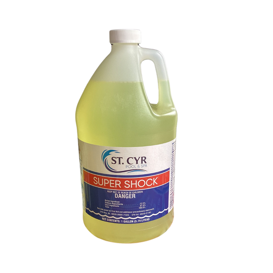 St. Cyr Liquid Chlorine Shock 1 Gallon (Case of 4)