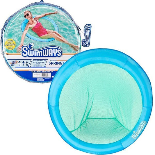 Swimways Floating Papasan Chair - Sky Blue
