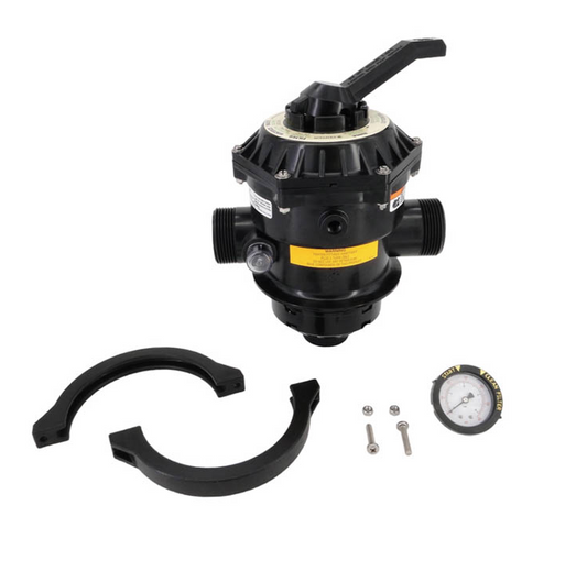 Pentair Tagelus 1 1/2 inch Top Mount 6 Position Multi-Port Valve 262506