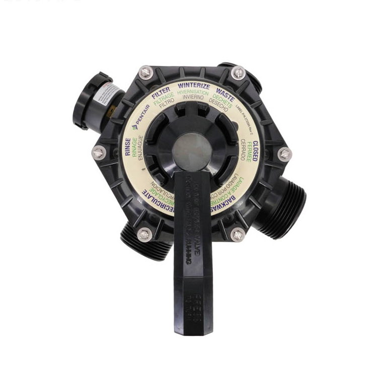 Pentair Tagelus 1 1/2 inch Top Mount 6 Position Multi-Port Valve 262506