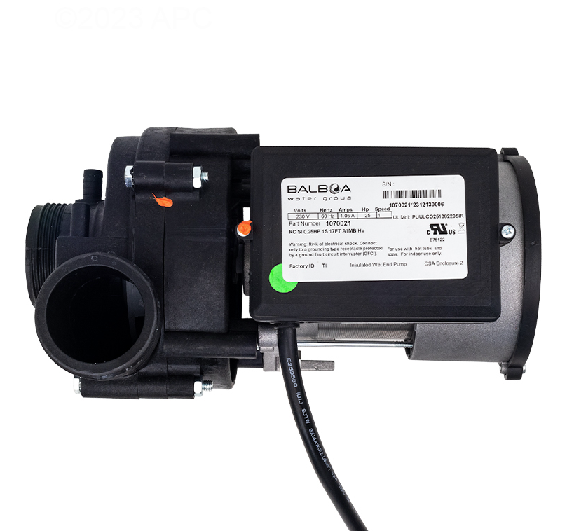 Balboa 1/4 HP 230V Single Speed Circulation Pump VIC1070021