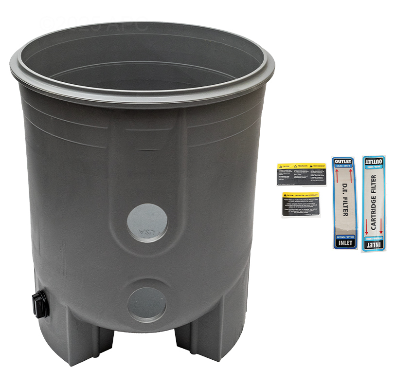 Waterway Crystal Water Tank Body W/ Label (Gray) WW5504407