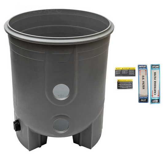 Waterway Crystal Water Tank Body W/ Label (Gray) WW5504407