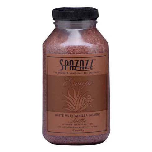 Spazazz Escape - White Musk Vanilla Jasmine Spa & Bath Crystals 22oz SPZ-110