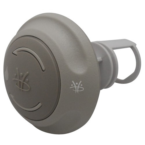 Hydropool 1" Diverter 2016 Cap/Handle/Insert Warm Grey P/N: 4525085