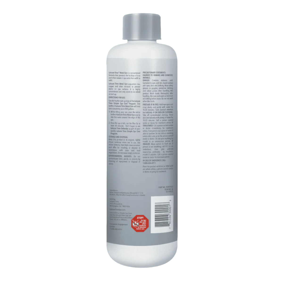 Leisure Time - Spa Metal Gon 16 fl. oz.