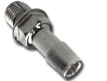 Dimension One 3/8" Straining Barb Adapter SS 6540-171