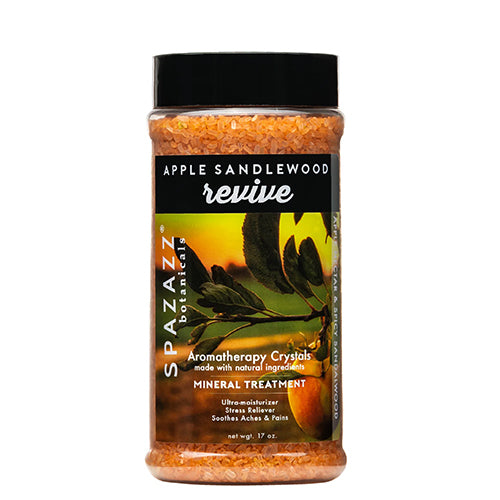 Spazazz Original - Apple Sandlewood Revive Aromatherapy Spa Crystals 17oz SPZ-242