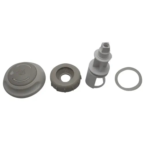Hydropool 1" Diverter 2016 Cap/Handle/Insert Warm Grey 4525085