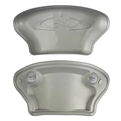 Dimension One Silver Curved & Tapered Spa Pillow/Headrest w/Logo (‘04 - ‘12) 01510-593