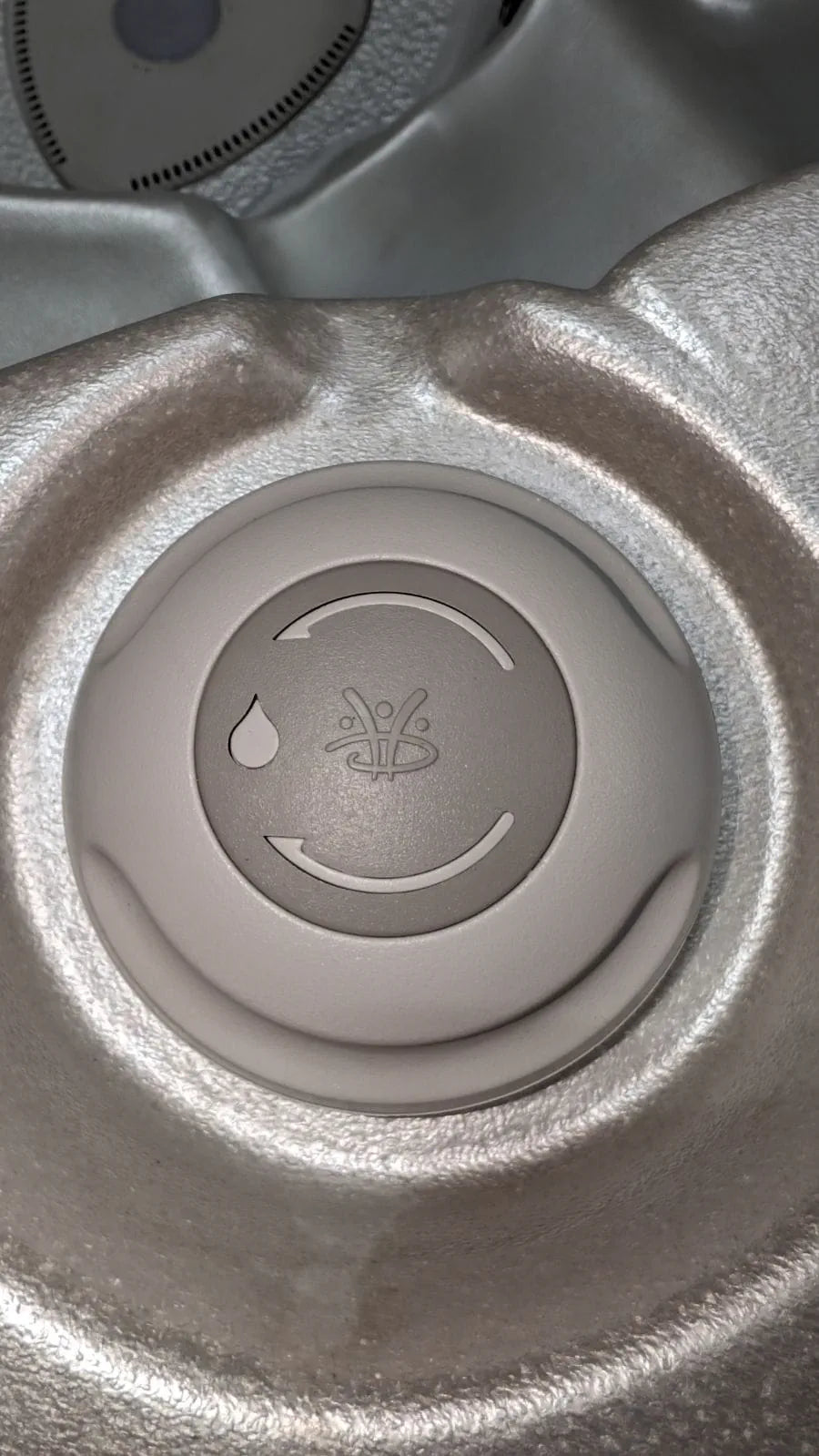 Hydropool CAP only (2pc) for 1" Diverter (for Diverter Model 4525085) 4525229